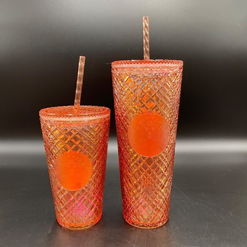 Starbucks Pink Jeweled Venti (24oz) & Grande (16oz)